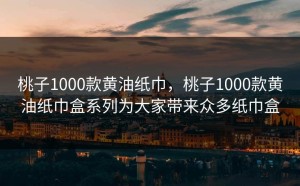 桃子1000款黄油纸巾，桃子1000款黄油纸巾盒系列为大家带来众多纸巾盒