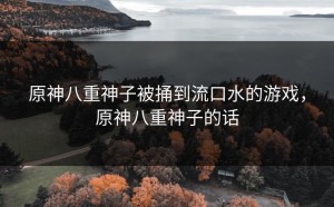 原神八重神子被捅到流口水的游戏，原神八重神子的话